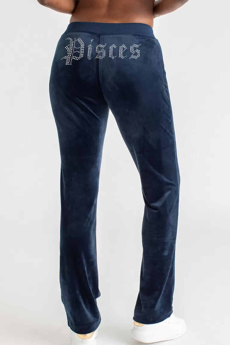 Fiskarna Big Bling Velour Träningsbyxor | Juicy Couture Clearance