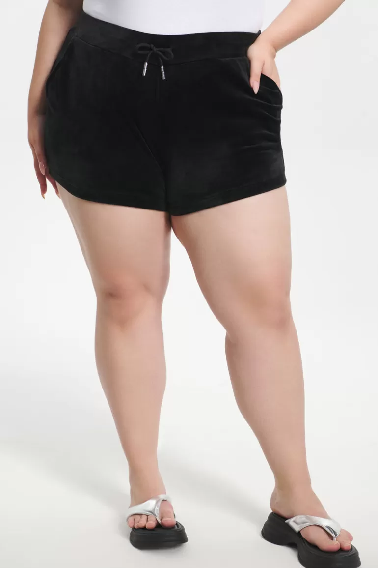 Plus-Size Big Bling Velour Shorts | Juicy Couture Cheap