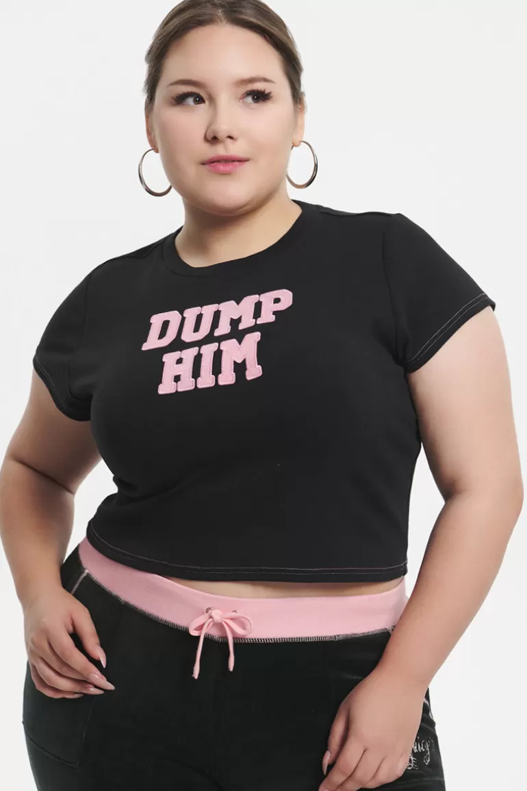 Plus-Size Dump Him Baby Tee | Juicy Couture Cheap