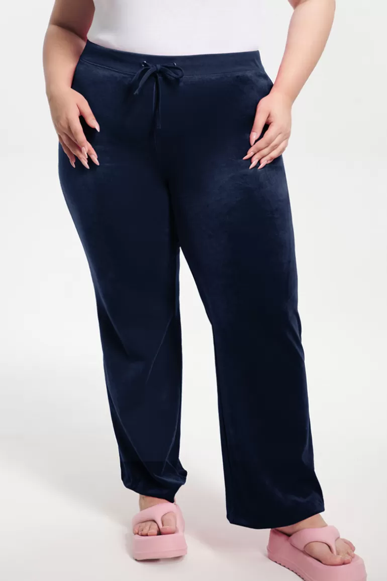 Plus-Size Klassiska Bomullsvelour Träningsbyxor | Juicy Couture Cheap