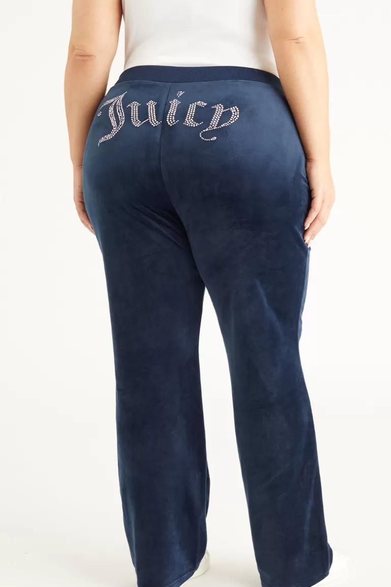 Plus-Size Og Big Bling Velour Träningsbyxor | Juicy Couture Fashion