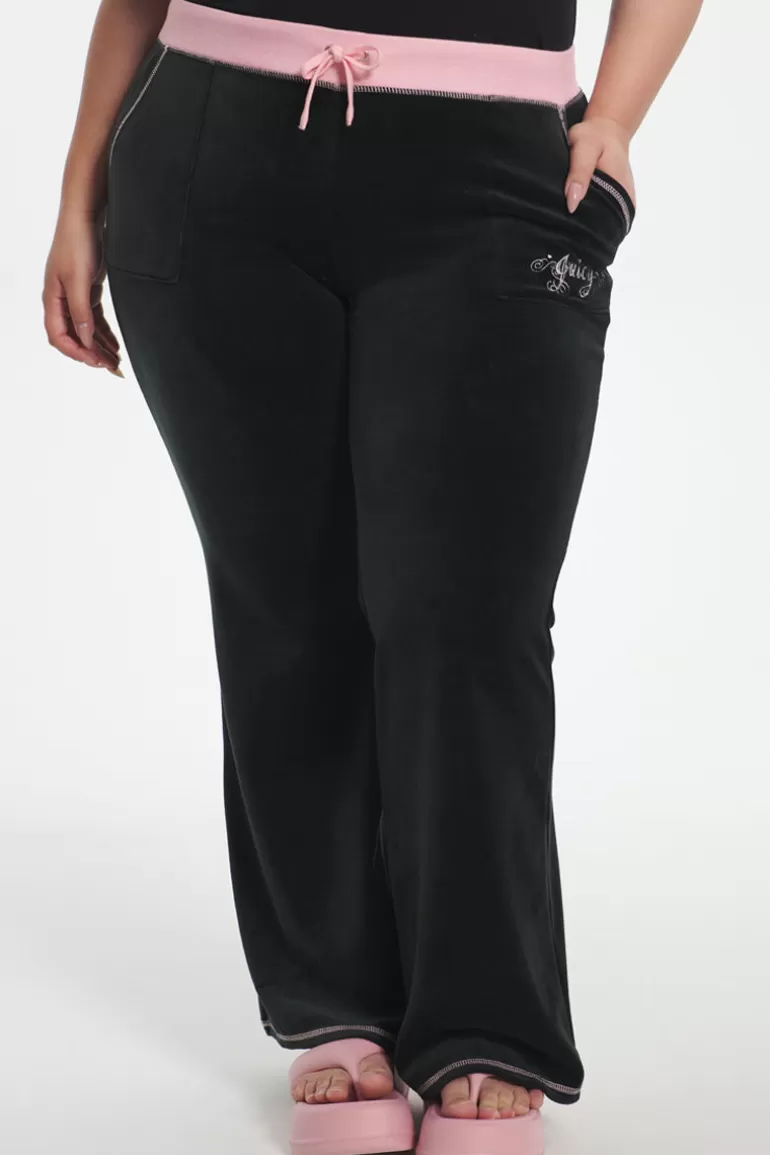 Plus-Size Sweetheart Träningsbyxor I Velour I Bomull | Juicy Couture New