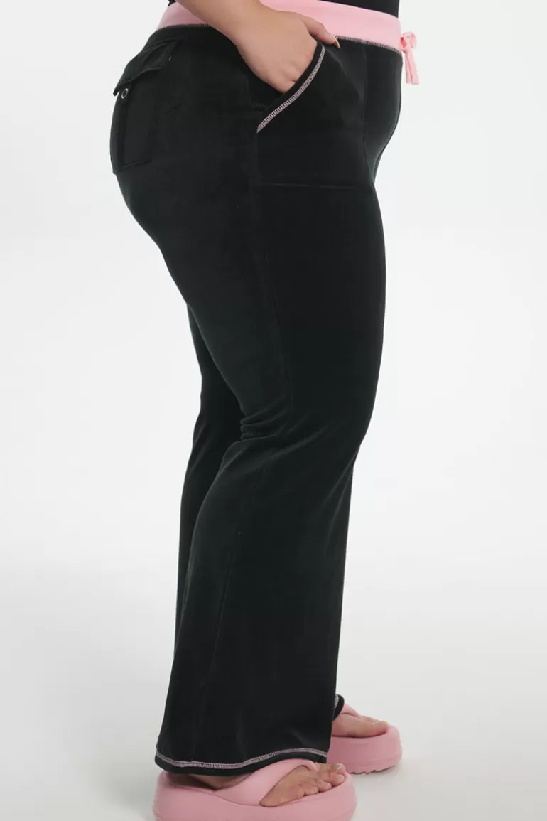 Plus-Size Sweetheart Träningsbyxor I Velour I Bomull | Juicy Couture Discount