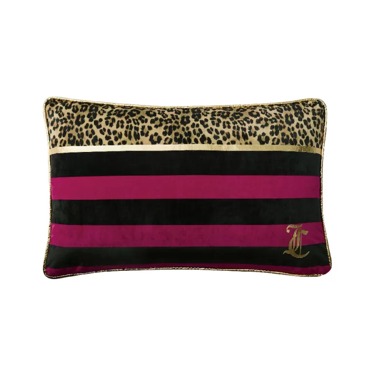 Sammet Safari Stripe Kudde | Juicy Couture Clearance