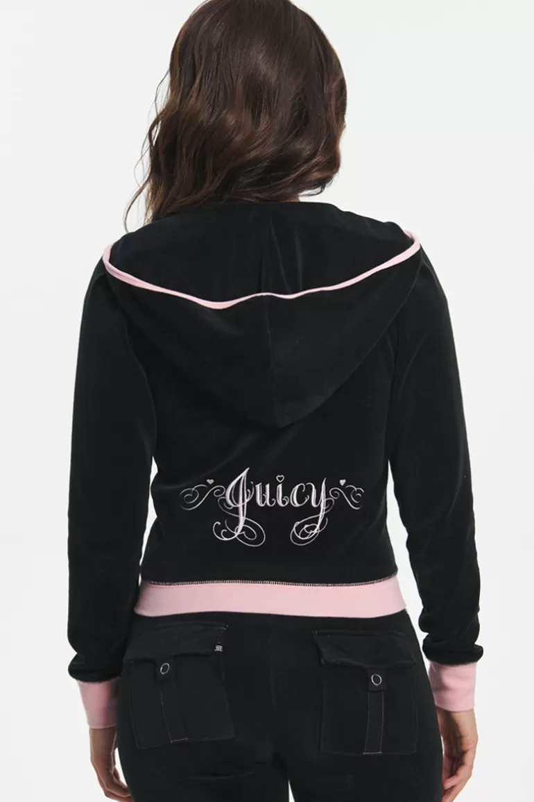 Sweetheart Hoodie I Bomullsvelour | Juicy Couture Cheap